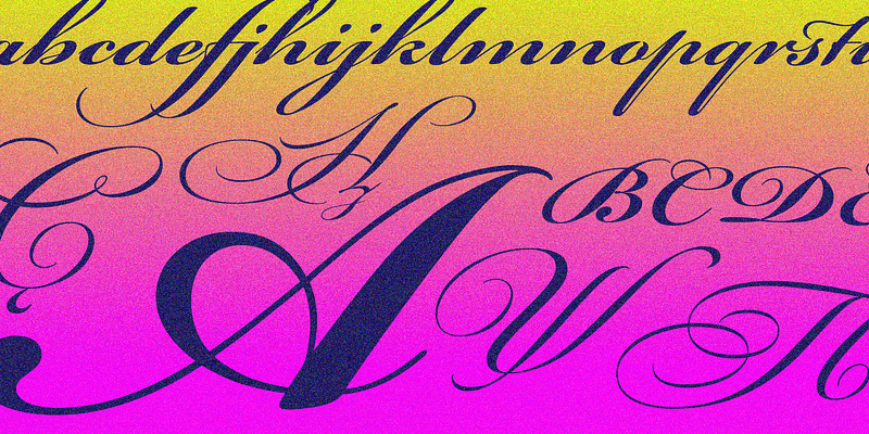 Bickham Script - Designed by Richard Lipton from Adobe Originals