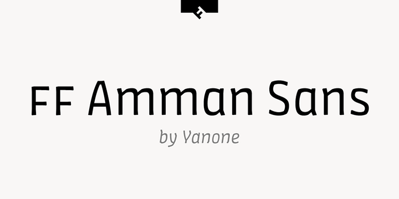 FF Amman Sans - Designed by Yanone from FontFont