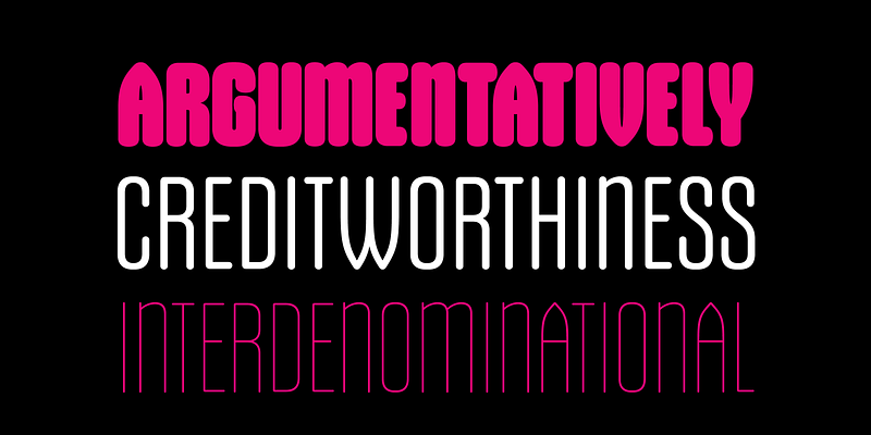 Gothiks Round Font Family - Designed by Daniel Sabino from Blackletra